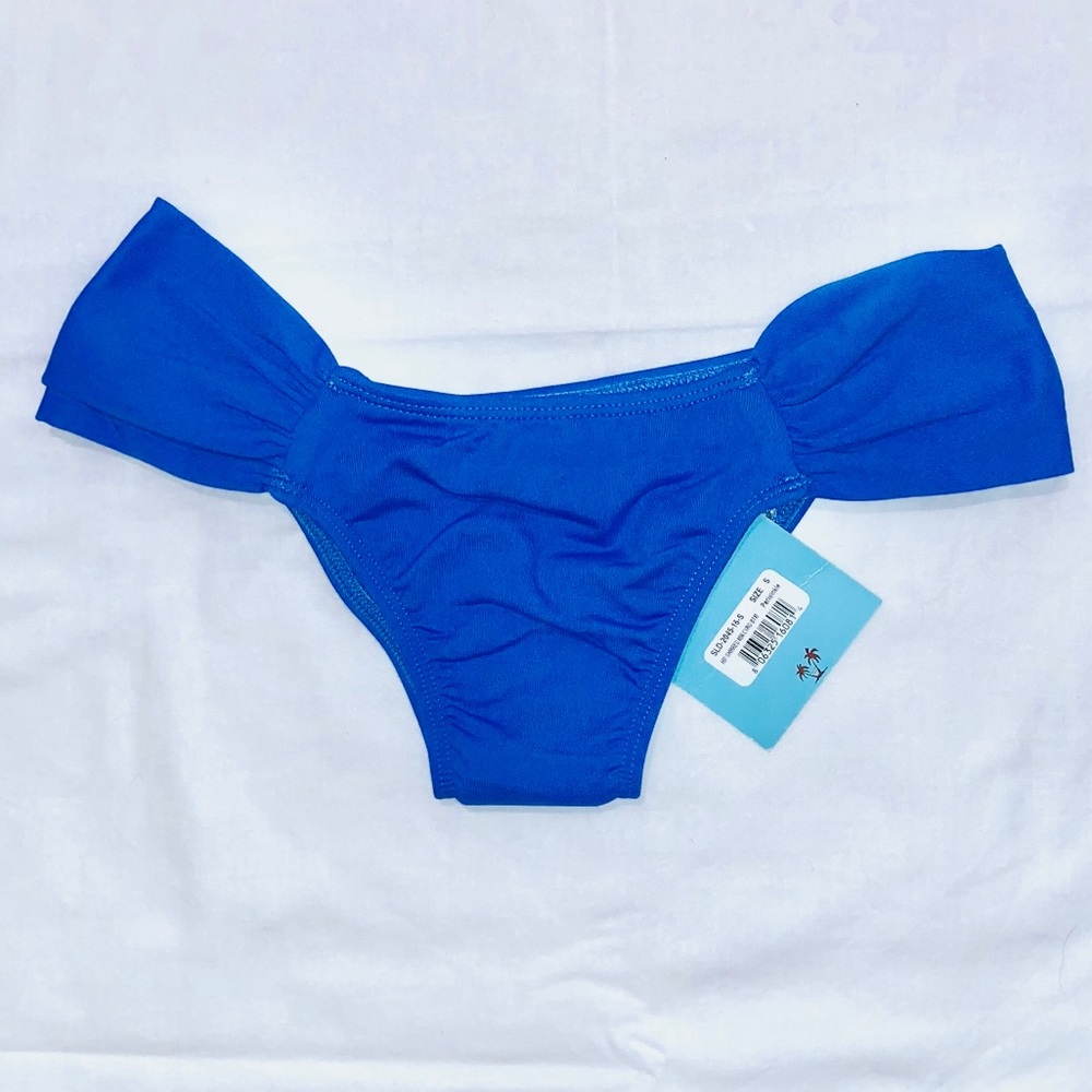 NWT!! Letarte Ruched Side Bottoms (Periwinkle)